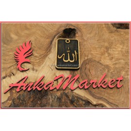 Allah Kolye Ucu Blackwood Ağacı 0149