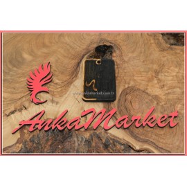 Allah Kolye Ucu Blackwood Ağacı 0152