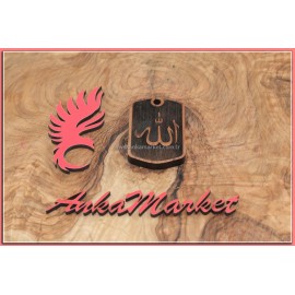 Allah Kolye Ucu - Anahtarlık 0233 Gül Ağacı
