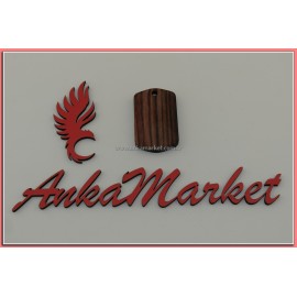 Allah Kolye Ucu - Anahtarlık 0147 Kral Ağacı