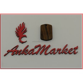 Allah Kolye Ucu - Anahtarlık 0140 Koyu Santos Ağacı