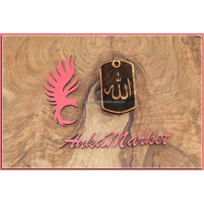 Allah Kolye Ucu - Anahtarlık 0219 Zeytin Ağacı