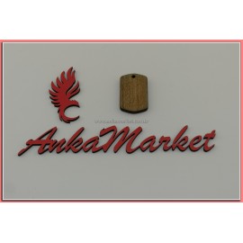 Atatürk Kolye Ucu - Anahtarlık 0131 Yeşil Pelesenk Ağacı Kokulu