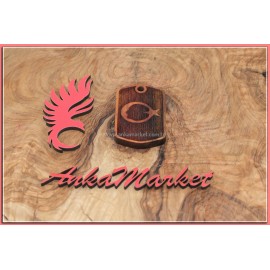 Atatürk Kolye Ucu - Anahtarlık 0234 Kırmızı Sandal Ağacı