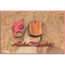 Atatürk Kolye Ucu - Anahtarlık 0234 Kırmızı Sandal Ağacı