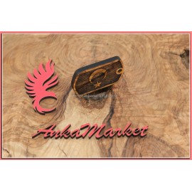 Türk Bayrağı Kolye Ucu - Anahtarlık 0217 Zeytin Ağacı