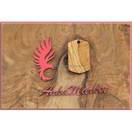 Türk Bayrağı Kolye Ucu - Anahtarlık 0220 Zeytin Ağacı