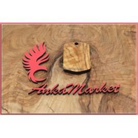 Türk Bayrağı Kolye Ucu - Anahtarlık 0225 Zeytin Ağacı