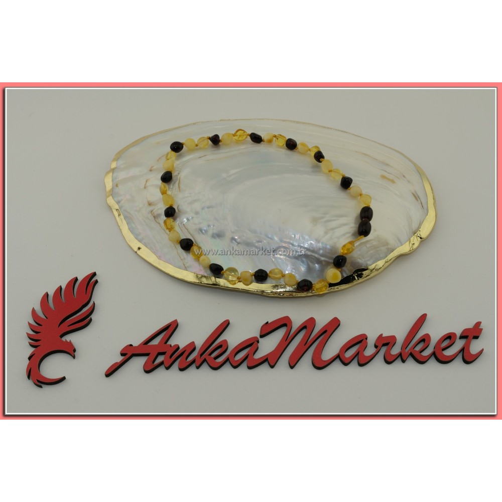 Kehribar Kolye 0129 Bebek Kolyesi