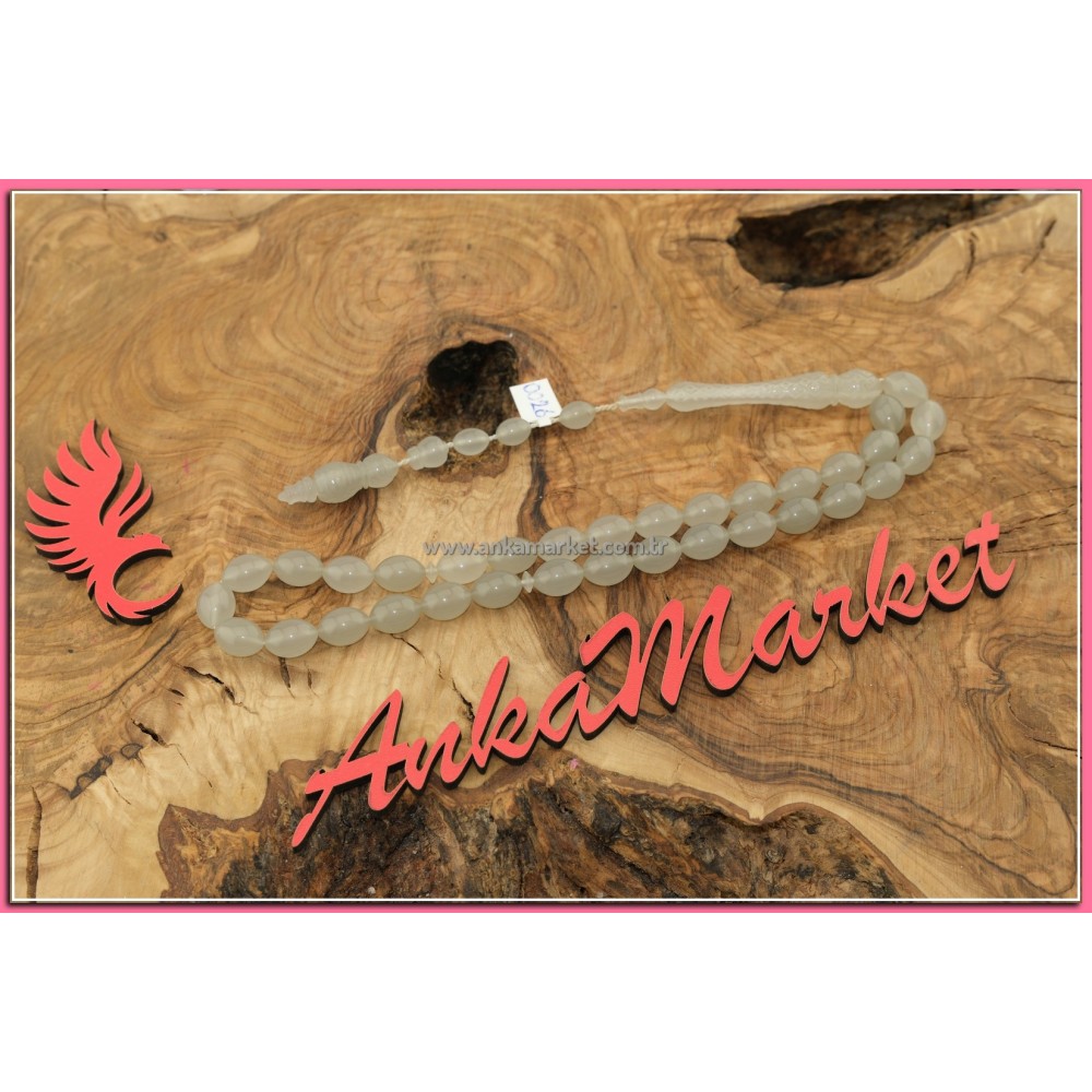 Fosforlu Tespih Gri Sistemli 8.5mm-12mm