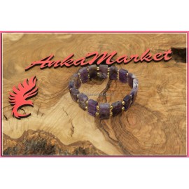Ametist Taşı Bileklik 15mm-9,5mm