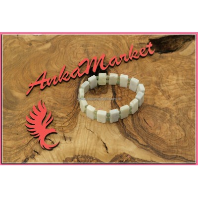 Ay Taşı Bileklik 16mm-9,5mm
