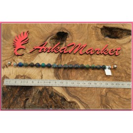 Azurit Taşı Hematit Taşı Bileklik 8 mm