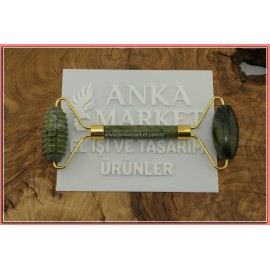 Yeşim Taşı Masaj Aleti Düz ve Tırtıklı