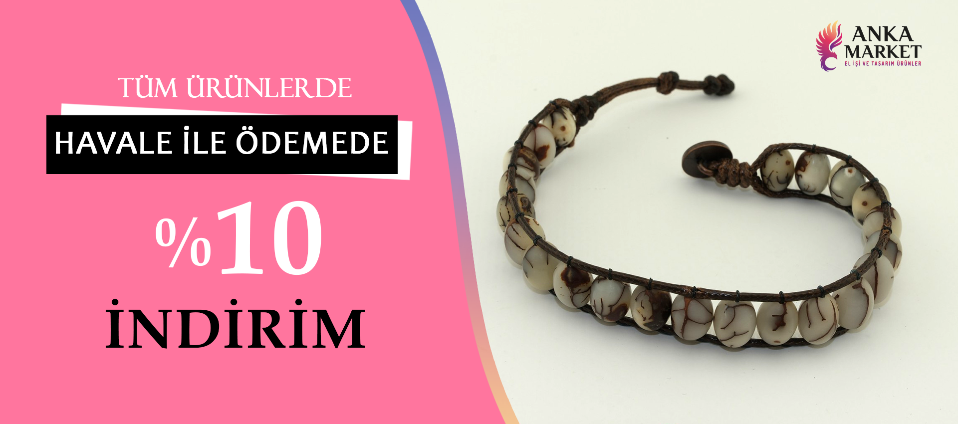 Kıbrıs Hurma Çekirdeği Bileklik-